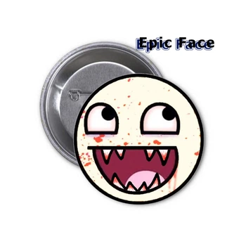 Значок Epic Face Епік Фейс Roblox Роблокс #05 Smile Смайл