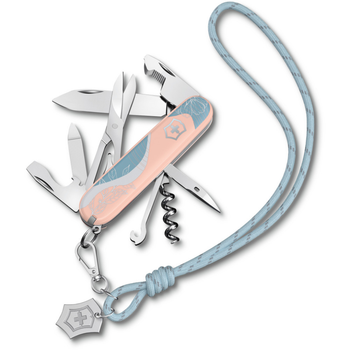 Складаний швейцарський ніж Victorinox COMPANION Paris Style 1.3909.E221 16 функцій 91 мм Pink (Vx13909.E221)