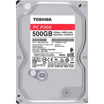 Жорсткий диск 3.5" Toshiba P300 500GB SATA 64MB (HDWD105UZSVA) [81195]