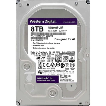 Жесткий диск 3.5" WD Purple Pro 8TB SATA 256MB (WD8001PURP) [81223]