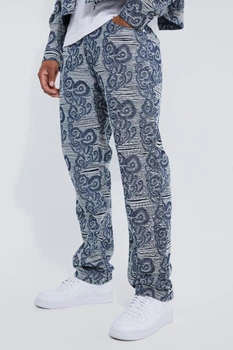 Джинсі Boohoo Relaxed Rigid Fabric Синій 34R BMM48882