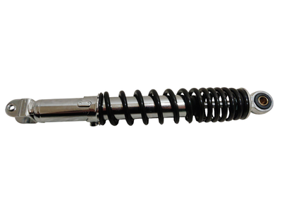 Амортизатор задний 330mm скутер 4т 50-150 STORM OLD 13" регулируемый хром черная пружина