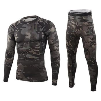 Термобелье мужское Lesko A152 XL Camouflage Black
