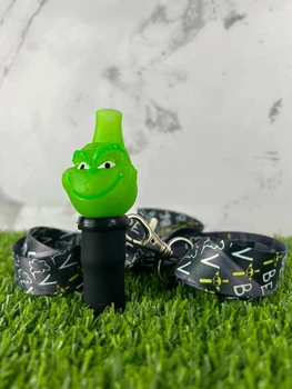 Індивідуальний мундштук "Grinch (Грінч)" від Vibe Hookah для кальяну.