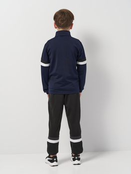 Подростковый спортивный костюм (толстовка + штаны) для мальчика Puma Teamrise Tracksuit Jr 65865506 158-164 см Navy-Black (4067978012585) 