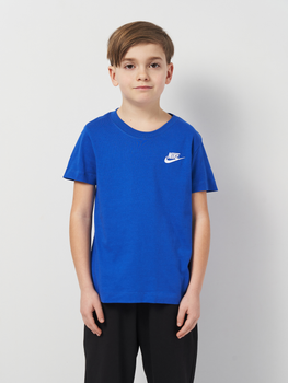 Подростковая футболка K Nsw Tee Emb Futura Lbr