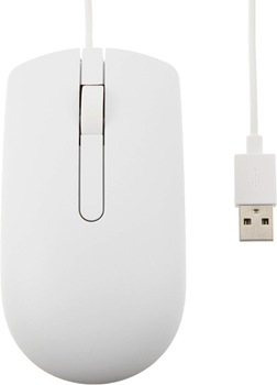 Мышь Dell MS116 USB White (570-AAIP)