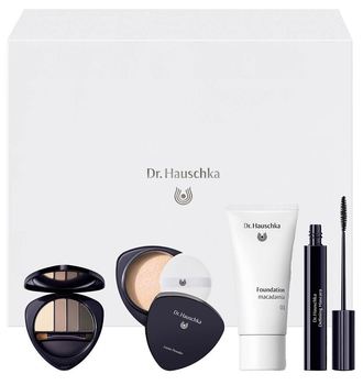 Набір Dr. Hauschka Every Day Beauty Палітра тіней для повік і брів 5.3 г + Тональний крем для обличчя 30 мл + Розсипчаста пудра 12 г + Туш для вій 6 мл (4256485480004)