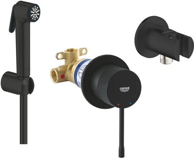 Гігієнічний душ GROHE Tempesta-F зі змішувачем прихованого монтажу Essence і шланговим під'єднанням Relexa UA111197243