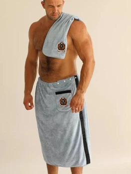 Кілт банний 85х150 Сірий (П4К-novo-m-sauna-013)