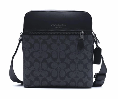 Сумка чоловіча шкіряна Coach Houston Flight Bag