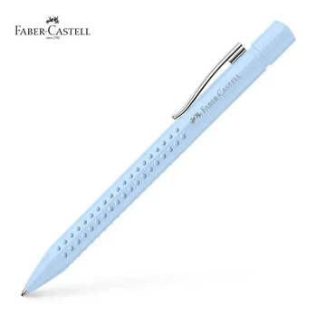 Ручка кулькова автоматична Faber-Castell Grip 2010, корпус блакитний, стрижень синій М 0.7 мм, 243916