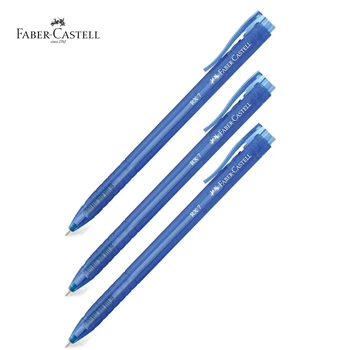Три кулькові ручки Faber-Castell RX-7 автоматична синя 0,7 мм, 545451