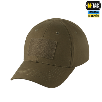 Бейсболка M-Tac Elite Flex Тактична ріп-стоп Темна олива , XS