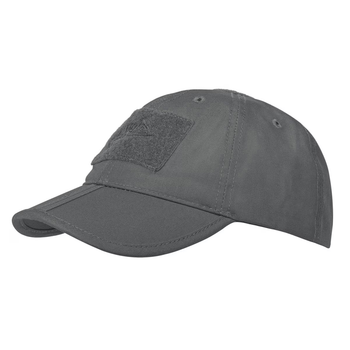 Бейсболка тактична Helikon-Tex Folding cap Rip-Stop Shadow Grey One size