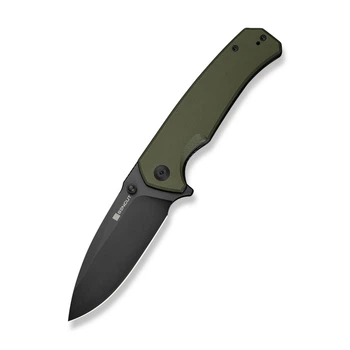 Нож складной туристический Sencut Skarnax, (9.6 см) 9Cr18MoV / G10 темно-зеленый