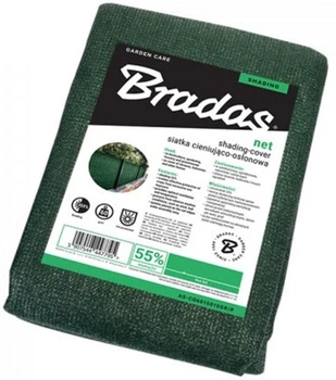 Сетка затеняющая Bradas 55% 60 г/м² 2х10 м (AS-CO6020010GR/P)