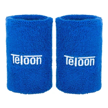 Напульсники спортивные махровые для тренировок бега баскетбола Teloon 2033 2шт Blue