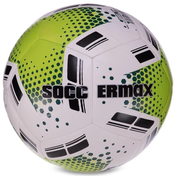Мяч футбольный HYBRID SOCCERMAX FIFA FB-3119 №5 PU Белый-желтый