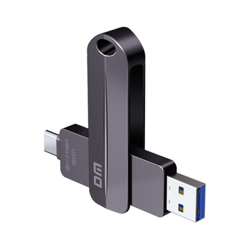 Внешний SSD диск 256GB USB 3.2 Type-A/USB Type-C – портативный твердотельный накопитель DM US580-256 (7706903)