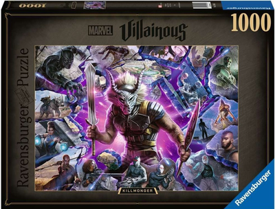 Puzzle Ravensburger Villainous Killmonger 1000 elementów (4005556169061)