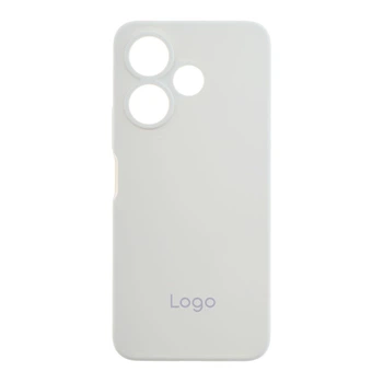 Чохол Liquid Silicone (AA) Full Camera для Xiaomi Redmi 13 4G/Poco M6 4G Колір 09.White