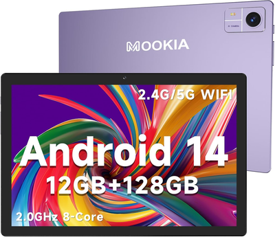 Планшет 10.1" MOOKIA MM-P30 4+8/128GB 8 ядер Android 14 10000mAh Purple