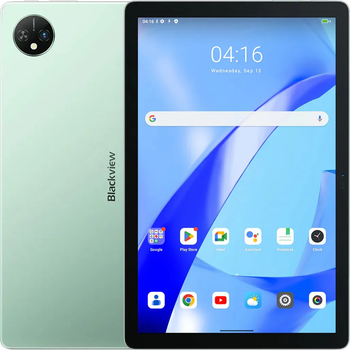 Планшет 10.1" Full HD Blackview Tab 10 Wi-Fi 8/256Gb 8 ядер Android 13 7680 mAh Green