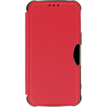 Шкіряний чохол книжка GETMAN Razor (PU) для Xiaomi Redmi Note 13 Pro 4G / Poco M6 Pro 4G Red