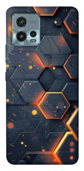 TPU чохол Demsky Burning hex pattern для Motorola Moto G72