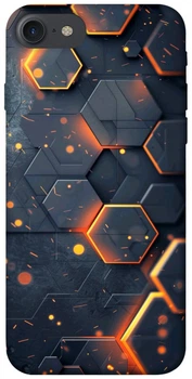 TPU чохол Demsky Burning hex pattern для Apple iPhone 7 / 8 (4.7")
