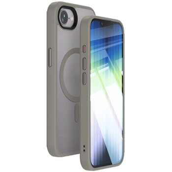 Чохол Ummi Colorful with MagSafe для iPhone 16е / iPhone 17e для телефону магнітна зарядка Айфон 16е / Айфон 17e Grey