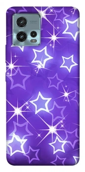 TPU чохол Demsky Purple sparkles для Motorola Moto G72