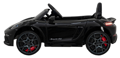 Електромобіль Ramiz Porsche Spyder RS 718 Lacquer Black (5903864946888)