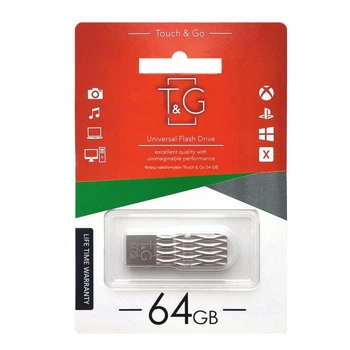 Usb flash drive tg64gb metal 1 колір сталевий