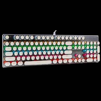 Клавіатура TWolf T75 punk LED Blue Switch Колір Білий