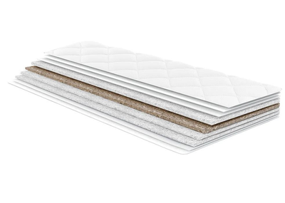 Ортопедичний матрац Sofino Roll Air UP Plus Cocos 150x170x8 2в1 середня жорсткість + помірно-жорсткий (2745546)