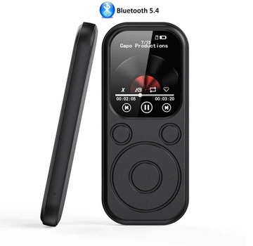 MP3 Плеєр Rock Star M6 2.0" Bluetooth 5.4 HI FI Type C чорний