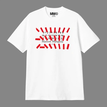 Футболка Maison Margiela 0007 белого цвета, размер M