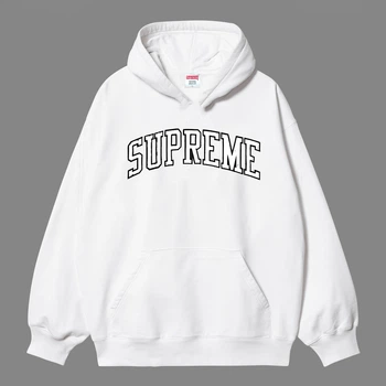 Худи Supreme 0002 белого цвета, размер L
