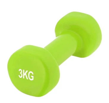 Гантель виниловая PowerPlay 4125 Achilles 3 кг Зеленый 1 шт (PP_4125_3kg)