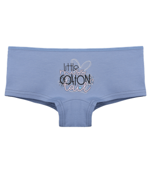 Подростковые трусы шортики с принтом LittLe COTTON для девочки - Donella - 5771PB16 - 146-152 см - Джинсовый