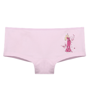 Подростковые трусы шортики с принтом Babe Girl для девочки - Donella - 5771PB15 - 152-158 см - Светло-розовый