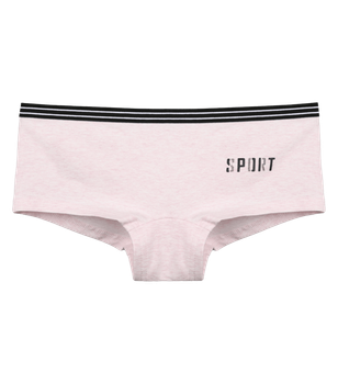 Подростковые трусы шортики для девочки с принтом SPORT - Donella - 5724B2 - 152-158 см - Светло-розовый