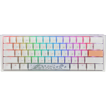 Клавиатура Ducky One 3 Mini Cherry MX Silent Red RGB UA USB White (DKON2161ST-SUAPXPWWWSC1)
