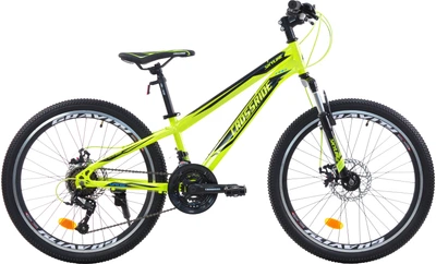 Велосипед Crossride MTB ST Skyline 2.0 13" 24" Жовтий (0294-130-1)