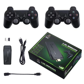 Игровая приставка TOPA Game Stick Lite 64 Gb для ТВ 4k Ultra HD 2 беспроводных джойстика