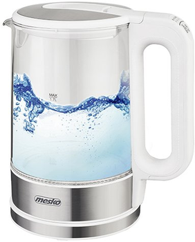 Електрочайник Mesko MS 1301 white