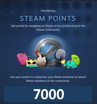 7 000 Очков Стим | Жетоны | Награды | 7 000 Steam Points | Awards