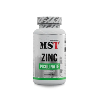 MST Цинк Пиколинат Zinc Picolinate 25мг - 100 таб (4260641164042)